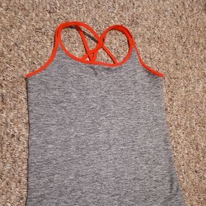 Strapped workout shirt